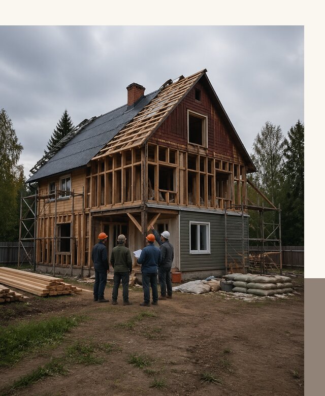 Реконструкция дачного дома в Оренбурге под ключ с проектом